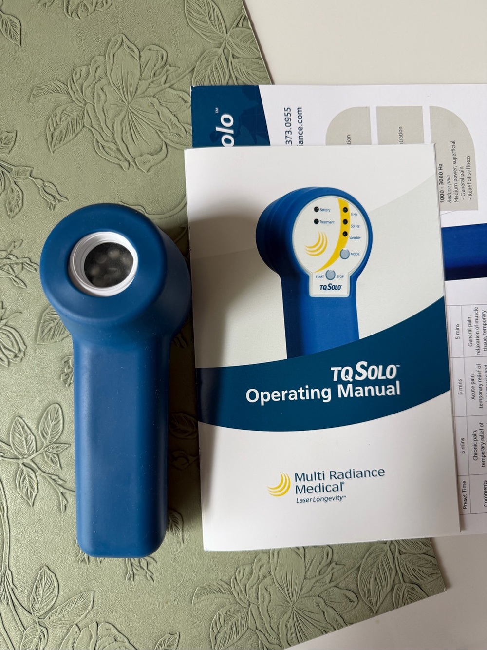 Multi Radiance Medical TQ Solo Super Pulsed Laser Therapy Device
